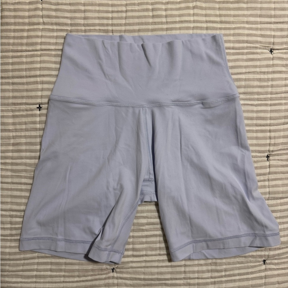 Aritzia Golden Butter Cheeky 7” Biker Shorts - Size 6 - Cruise Blue